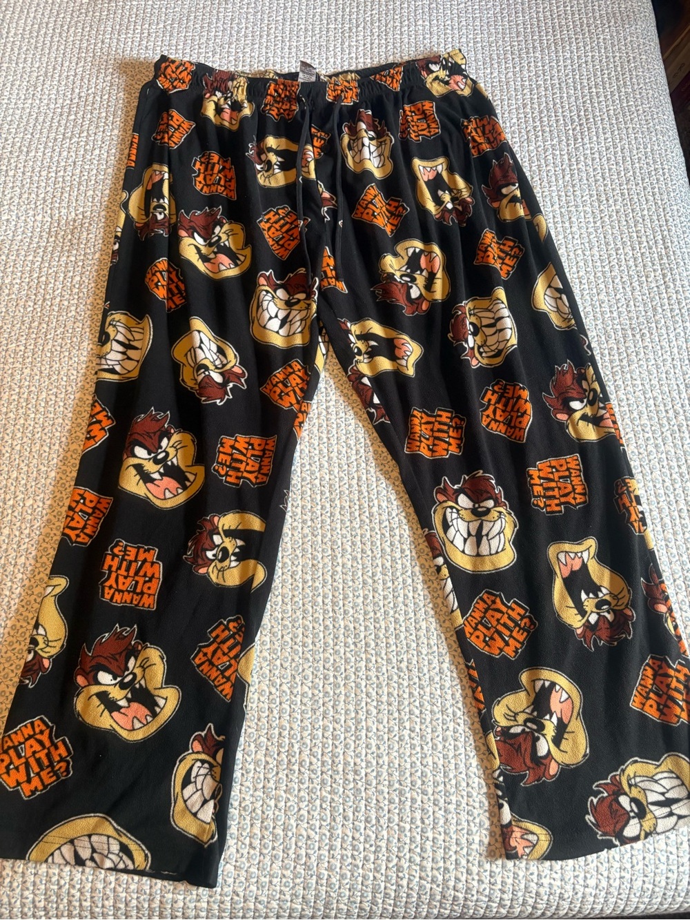 Looney Tunes Tazmanian Devil Pajama Pants 2XL
